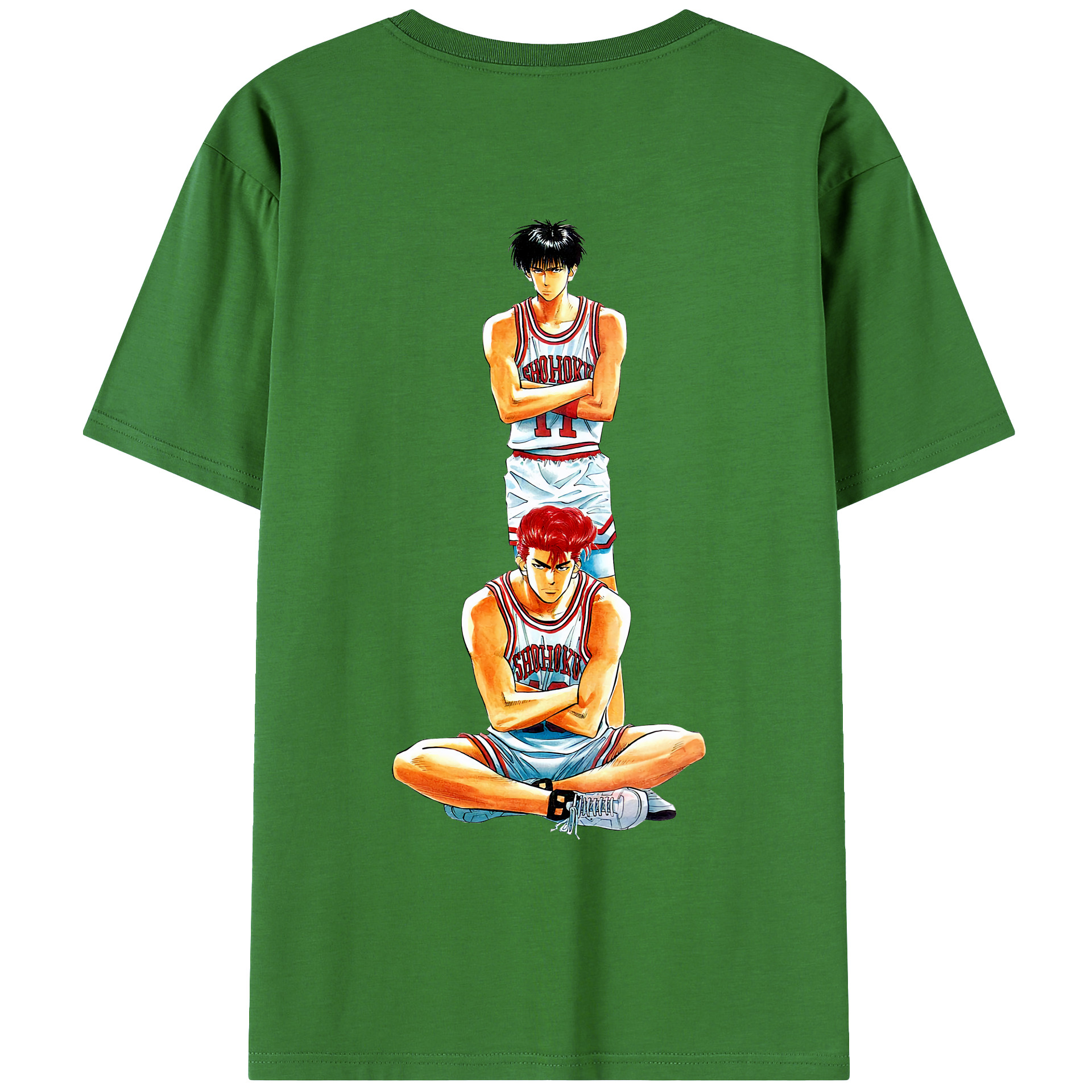 SLAM DUNK／スラムダンク レディース半袖Tシャツ(バックプリント)